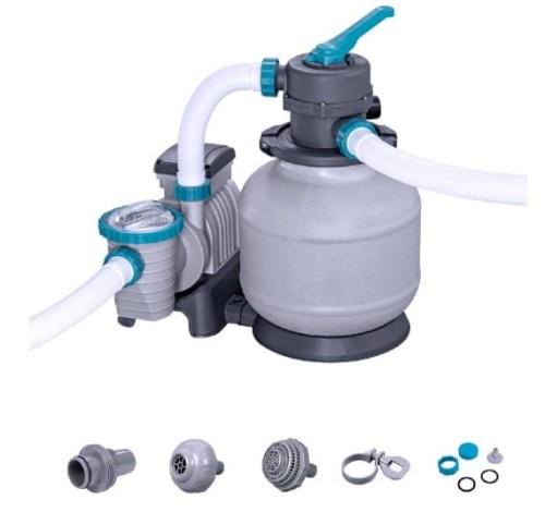 Piaskowa Pompa Filtrująca do basenów BESTWAY 8327 l/h + Złączki + Węże