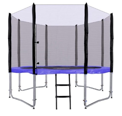 Trampolina ogrodowa SkyRamiz 305cm 10FT dla dzieci Niebieski + Akcesoria