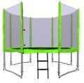 Trampolina ogrodowa SkyRamiz 305cm 10FT dla dzieci Zielony + Akcesoria