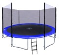 Trampolina ogrodowa SkyRamiz 366cm 12FT dla dzieci Niebieski + Akcesoria