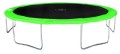 Trampolina ogrodowa SkyRamiz 366cm 12FT dla dzieci Zielony + Akcesoria