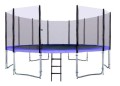 Trampolina ogrodowa SkyRamiz 487cm 16FT dla dzieci Niebieski + Akcesoria