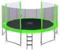 Trampolina ogrodowa SkyRamiz 487cm 16FT dla dzieci Zielony + Akcesoria