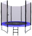 Trampolina ogrodowa SkyRamiz dla dzieci 244cm 8FT Niebieski + Akcesoria