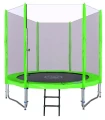 Trampolina ogrodowa Skymiz 244cm 8FT dla dzieci Zielony + Akcesoria