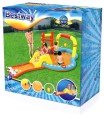 Dmuchany Plac zabaw Małych Mistrzów 435x213x117 BESTWAY + Zjeżdżalnia + Kręgle + Koszykówka