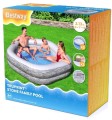 Dmuchany Basen ogrodowy dla rodziny 213x206x53cm BESTWAY + Dmuchane Siedziska + Cup holdery