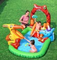 Dmuchany Plac zabaw Brodzik Świat Dinozaurów dla dzieci 2+ BESTWAY 241x140x137cm + Zjeżdżalnia + Natrysk wodny + Akcesoria
