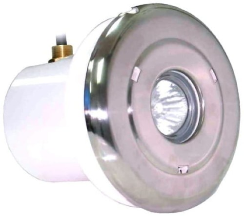 Lampa basenowa Mini LED 4W 12V  ramka stalowa światło RGB do basenu z folią   