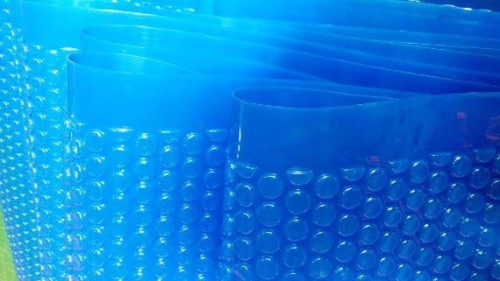 Folia basenowa solarna 3m x 6m 400 mikronów KOMPLET 