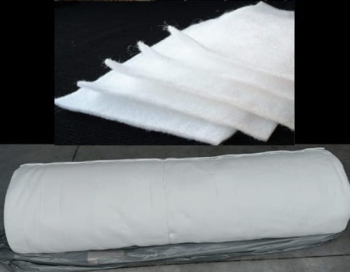 Włóknina biała podkład pod folię rolka  75m2 sztywna 400g