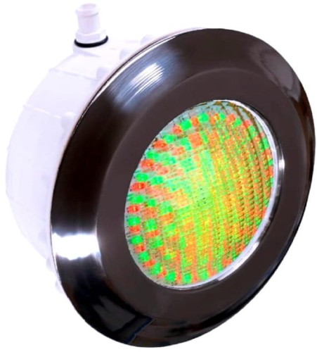 Lampa basenowa 16 W RGB +pilot+ramka stalowa 