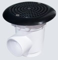 Odpływ basenowy mini denny, 15 cm antarcyt