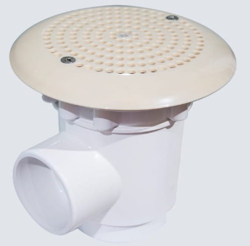 Odpływ denny MINI, 15 cm beżowy