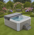 Jacuzzi Tebas Lux Spa 6 os biała komplet Dorsia - Basendom.pl