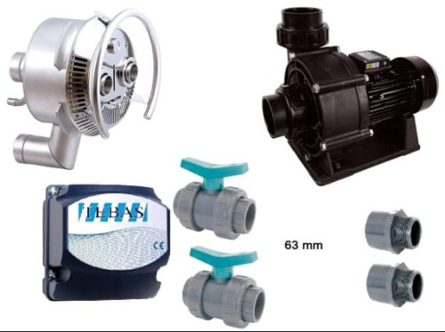 HURAGAN DUO 90m3/h [H=2m]  pompa New Contra-4 pompa 400V  sterownik Tebas