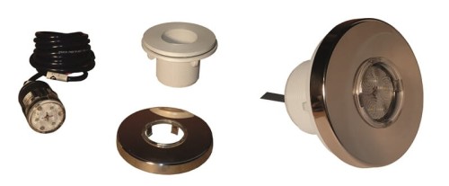  Lampa Mini LED 12v basen poliester ceramika polipropylen pokrywa stalowa