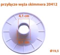 Przyłącze odkurzacza do skimmera – adapter do basenu