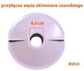 Przyłącze odkurzacza do skimmera – adapter do basenu