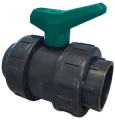 Zawór kulowy PVC 63 mm klejony KW-KW – do basenu i instalacji