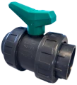 Zawór kulowy PVC 63 mm klejony KW-KW – do basenu i instalacji