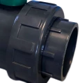 Zawór basenowy PVC-U 50 mm 16 BAR zielona rączka | Aquaram