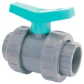 Zawór basenowy PVC-U 50 mm 16 BAR zielona rączka | Aquaram