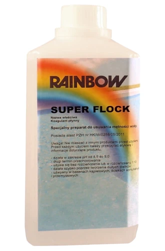Koagulant Super Flock 1L – klarowanie mętnej wody w basenie
