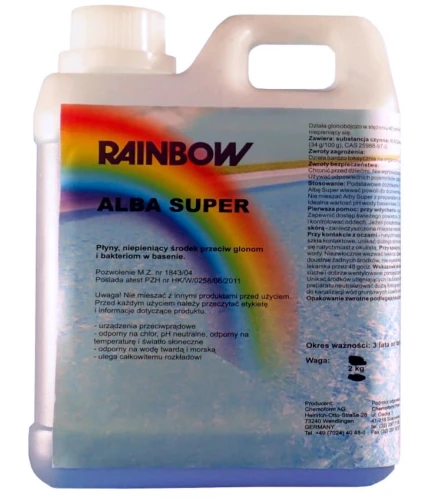 ALBA SUPER Antyglon 2 kg – skuteczny preparat na glony do basenu