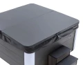 Pokrywa termiczna jacuzzi TEBAS Lux Spa Black 6–8 cm