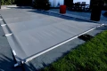 Bezpieczne przykrycie basenu 4 × 8 m PVC 580 g/m²
