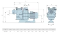 Pompa filtracyjna IML ATLAS z prefiltrem – wirnik z tworzywa | 75–110 m³/h