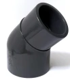 Kolano PVC-U 45° redukcyjne 63/50 mm