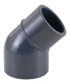 Kolano nyplowe  45 redukcja KW/KZ/KW 50/50/40mm PVC