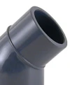Kolano nyplowe  45 redukcja KW/KZ/KW 50/50/40mm PVC