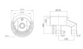 Masaż wodny HURAGAN 70m3  + pompa 230V