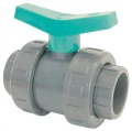 Zawór kulowy PVC 20 mm KW/KW klejony  obustronnie 