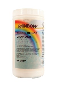 Chlor do basenu granulat SZOK 1 kg Rainbow Chemoform | Chlor szokowy szybki