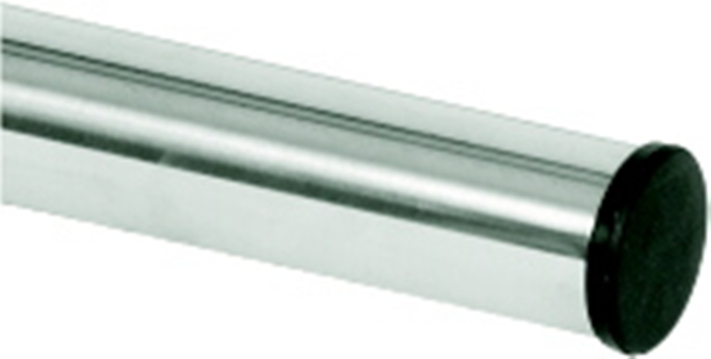 czarna Zaślepka rury poręczy basenowej FX-14 Flexinox stal nierdzewna