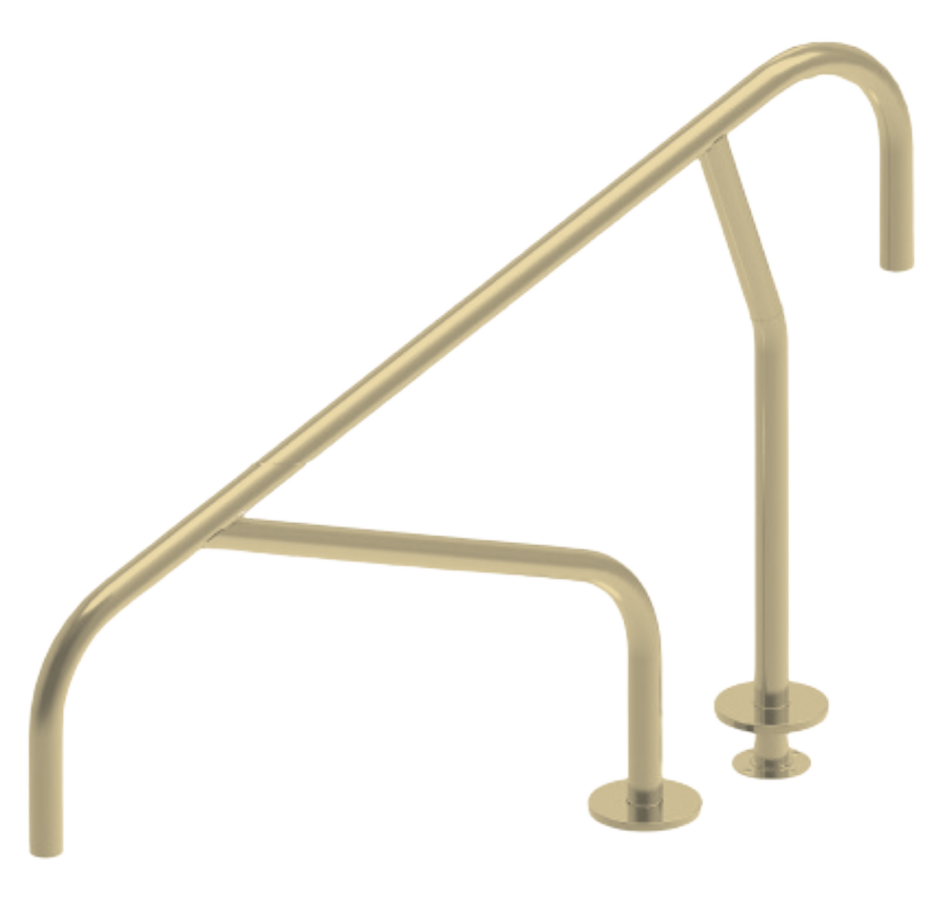 złote poręcze basenowe sunlit gold elite Flexinox